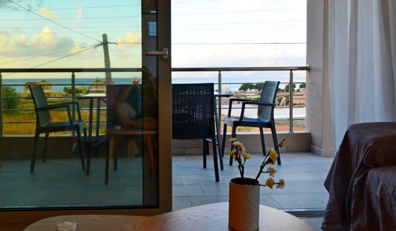 Balos Residence Private Pool Seafront Seaview 基萨莫斯 外观 照片