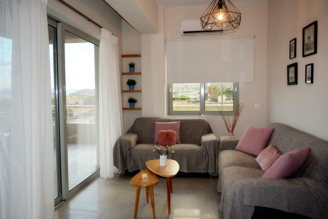 Balos Residence Private Pool Seafront Seaview 基萨莫斯 外观 照片