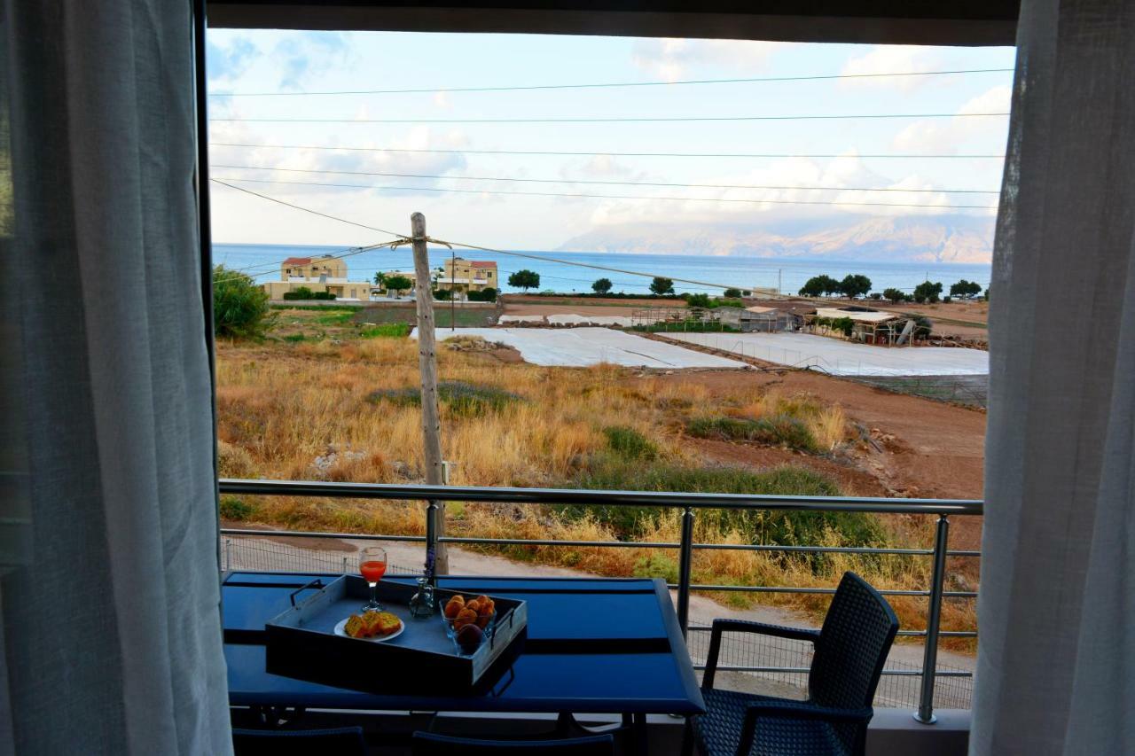 Balos Residence Private Pool Seafront Seaview 基萨莫斯 外观 照片