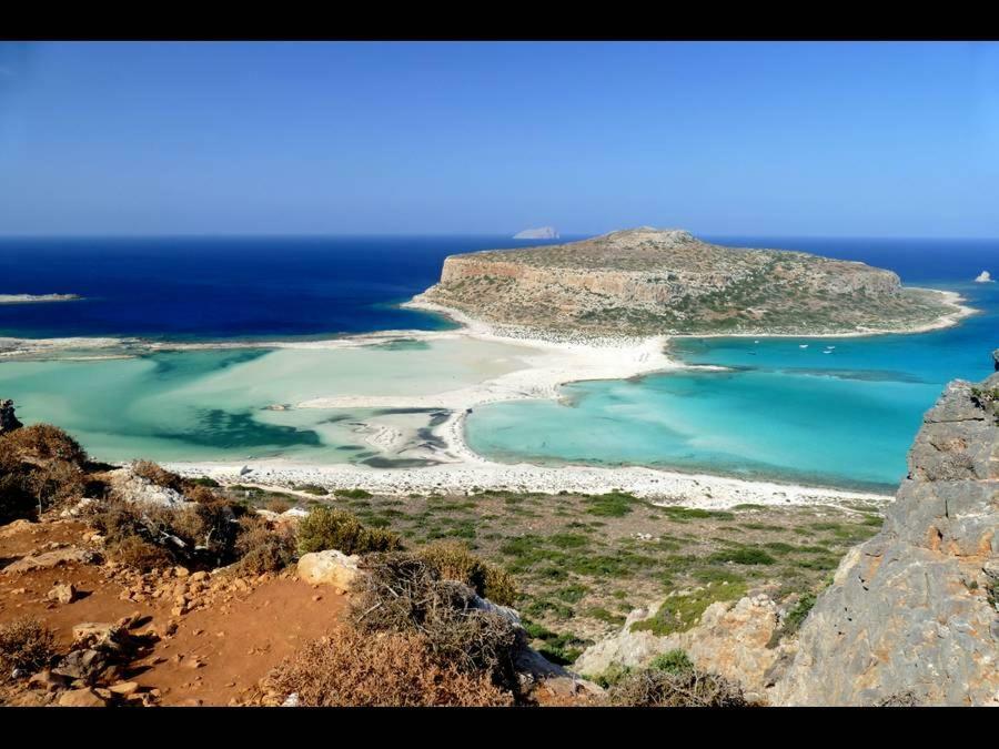 Balos Residence Private Pool Seafront Seaview 基萨莫斯 外观 照片