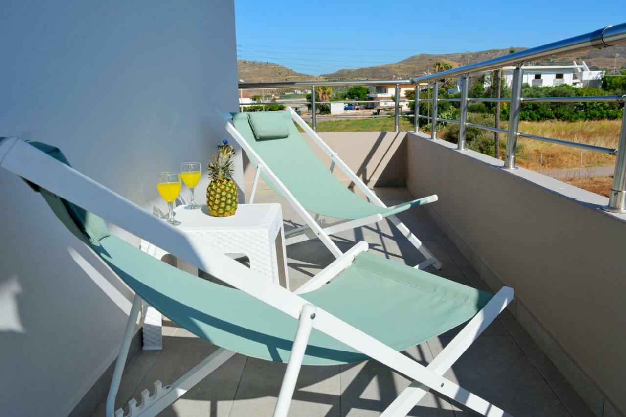 Balos Residence Private Pool Seafront Seaview 基萨莫斯 外观 照片