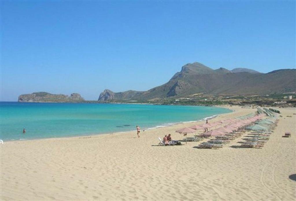 Balos Residence Private Pool Seafront Seaview 基萨莫斯 外观 照片